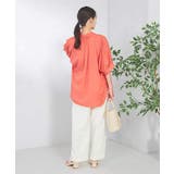 【接触冷感/洗える/イージーケア/毛玉になりにくい】シアータックシャツ | a.v.v【WOMEN】 | 詳細画像10 