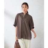 【接触冷感/洗える/イージーケア/毛玉になりにくい】シアータックシャツ | a.v.v【WOMEN】 | 詳細画像42 