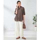 【接触冷感/洗える/イージーケア/毛玉になりにくい】シアータックシャツ | a.v.v【WOMEN】 | 詳細画像44 