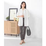 【接触冷感/洗える/イージーケア/毛玉になりにくい】シアータックシャツ | a.v.v【WOMEN】 | 詳細画像49 