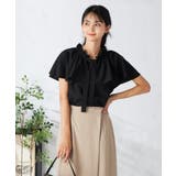 ナチュラルタッチフリルブラウス | a.v.v【WOMEN】 | 詳細画像1 