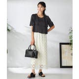 【接触冷感/UVカット/吸水速乾/イージーケア】サテンティアードブラウス | a.v.v【WOMEN】 | 詳細画像18 