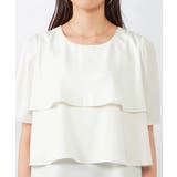 【接触冷感/UVカット/吸水速乾/イージーケア】サテンティアードブラウス | a.v.v【WOMEN】 | 詳細画像23 