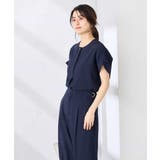 【接触冷感 UVカット】リネンライクスキッパーブラウス【セットアップ対応 アンチ… | a.v.v【WOMEN】 | 詳細画像10 