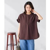 【接触冷感 UVカット】リネンライクスキッパーブラウス【セットアップ対応 アンチ… | a.v.v【WOMEN】 | 詳細画像14 
