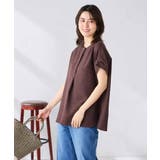 【接触冷感 UVカット】リネンライクスキッパーブラウス【セットアップ対応 アンチ… | a.v.v【WOMEN】 | 詳細画像15 