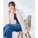【接触冷感/洗える/イージーケア/毛玉になりにくい】シアータックシャツ | a.v.v【WOMEN】 | 詳細画像44 