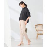 【接触冷感/イージーケア/洗える】クロップド丈セミシアーシャツ | a.v.v【WOMEN】 | 詳細画像26 