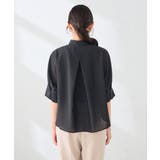 【接触冷感/イージーケア/洗える】クロップド丈セミシアーシャツ | a.v.v【WOMEN】 | 詳細画像32 