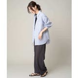 リネン混ベーシックシャツ | a.v.v【WOMEN】 | 詳細画像10 