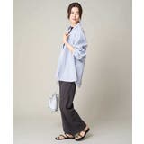 リネン混ベーシックシャツ | a.v.v【WOMEN】 | 詳細画像9 