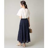 【洗える】フレアスリーブシアータックブラウス | a.v.v【WOMEN】 | 詳細画像16 