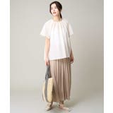 【洗える】フレアスリーブシアータックブラウス | a.v.v【WOMEN】 | 詳細画像20 