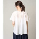 【洗える】フレアスリーブシアータックブラウス | a.v.v【WOMEN】 | 詳細画像25 