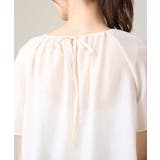 【洗える】フレアスリーブシアータックブラウス | a.v.v【WOMEN】 | 詳細画像27 