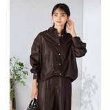 ブラウン | ドロストセミシアーシャツ | a.v.v【WOMEN】