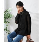 スクエアレースシャツ | a.v.v【WOMEN】 | 詳細画像12 