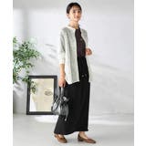 スクエアレースシャツ | a.v.v【WOMEN】 | 詳細画像8 