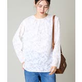 カットジャガードシアーブラウス | a.v.v【WOMEN】 | 詳細画像1 