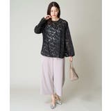 カットジャガードシアーブラウス | a.v.v【WOMEN】 | 詳細画像17 