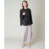 カットジャガードシアーブラウス | a.v.v【WOMEN】 | 詳細画像18 