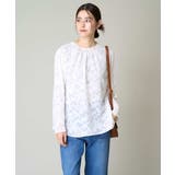 カットジャガードシアーブラウス | a.v.v【WOMEN】 | 詳細画像2 