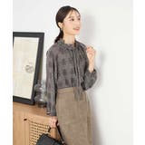 フリルネックボウタイブラウス | a.v.v【WOMEN】 | 詳細画像32 