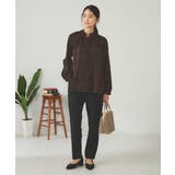 フリルネックボウタイブラウス | a.v.v【WOMEN】 | 詳細画像4 