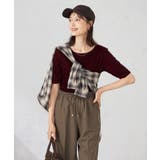 オンブレーチェックシャツ | a.v.v【WOMEN】 | 詳細画像13