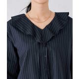 ラッフルフリルストライプブラウス | a.v.v【WOMEN】 | 詳細画像31