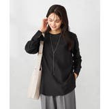 ブラック | ノーカラーカフスブラウス | a.v.v【WOMEN】