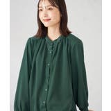 【洗える/セットアップ可】バンドカラーブラウス | a.v.v【WOMEN】 | 詳細画像1