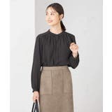 【洗える/セットアップ可】バンドカラーブラウス | a.v.v【WOMEN】 | 詳細画像10