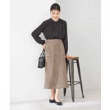 【洗える/セットアップ可】バンドカラーブラウス | a.v.v【WOMEN】 | 詳細画像14