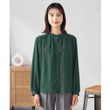 【洗える/セットアップ可】バンドカラーブラウス | a.v.v【WOMEN】 | 詳細画像18