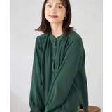 【洗える/セットアップ可】バンドカラーブラウス | a.v.v【WOMEN】 | 詳細画像27