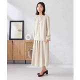 【洗える/セットアップ可】バンドカラーブラウス | a.v.v【WOMEN】 | 詳細画像3