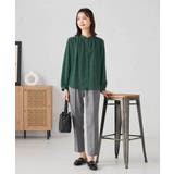 【洗える/セットアップ可】バンドカラーブラウス | a.v.v【WOMEN】 | 詳細画像30