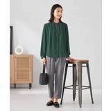 【洗える/セットアップ可】バンドカラーブラウス | a.v.v【WOMEN】 | 詳細画像31