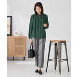 【洗える/セットアップ可】バンドカラーブラウス | a.v.v【WOMEN】 | 詳細画像34