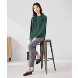 【洗える/セットアップ可】バンドカラーブラウス | a.v.v【WOMEN】 | 詳細画像35