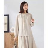 【洗える/セットアップ可】バンドカラーブラウス | a.v.v【WOMEN】 | 詳細画像37