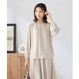 【洗える/セットアップ可】バンドカラーブラウス | a.v.v【WOMEN】 | 詳細画像38