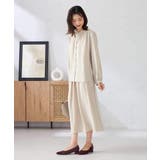 【洗える/セットアップ可】バンドカラーブラウス | a.v.v【WOMEN】 | 詳細画像4