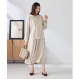 【洗える/セットアップ可】バンドカラーブラウス | a.v.v【WOMEN】 | 詳細画像40