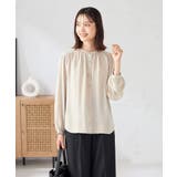 【洗える/セットアップ可】バンドカラーブラウス | a.v.v【WOMEN】 | 詳細画像5