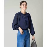 サテンギャザーブラウス | a.v.v【WOMEN】 | 詳細画像11 