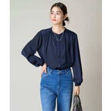 サテンギャザーブラウス | a.v.v【WOMEN】 | 詳細画像12 