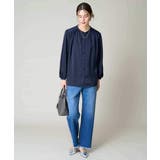 サテンギャザーブラウス | a.v.v【WOMEN】 | 詳細画像18 