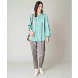 サテンギャザーブラウス | a.v.v【WOMEN】 | 詳細画像7 